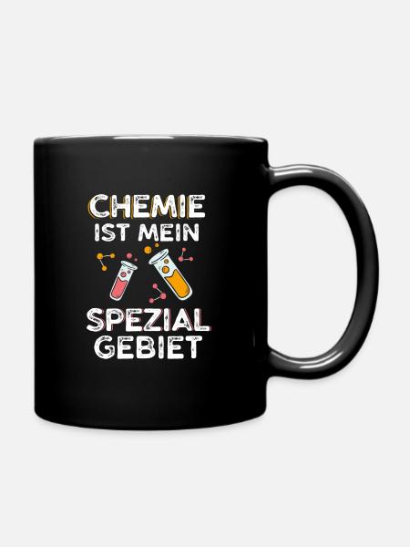 Chemie Lehrer - Tasse einfarbig - Schwarz