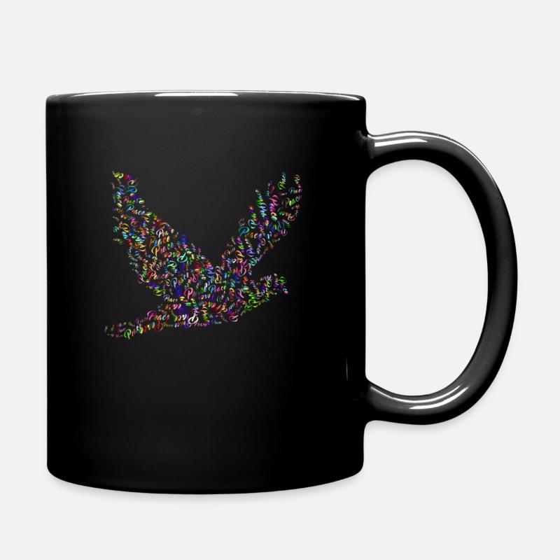 Colombe de la paix - Mug uni - noir
