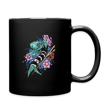 Sushi Koi Japanese Fish Food Asian Sushi Cadeau - Mug uni - noir - Droite