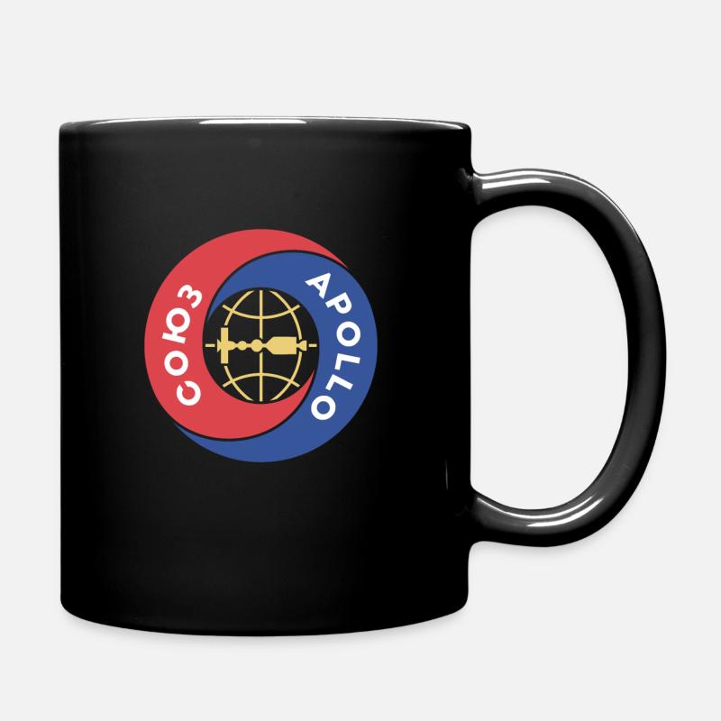 Apollo Kosmos Geschenk Sputnik Weltraum Astronaut - Tasse einfarbig - Schwarz