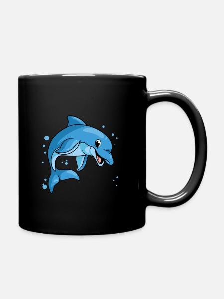 Dauphin Dauphin - Mug uni - noir