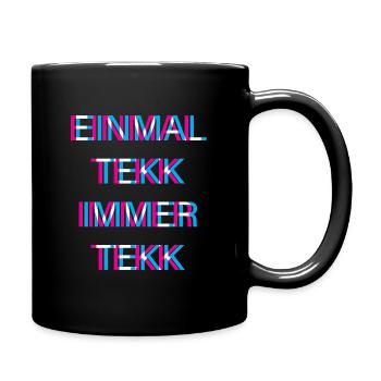 Hardtekk Tekk - Tasse einfarbig - Schwarz - Rechts