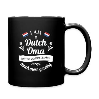 Pour la meilleure grand-mère hollandaise - Mug uni - noir - Droite