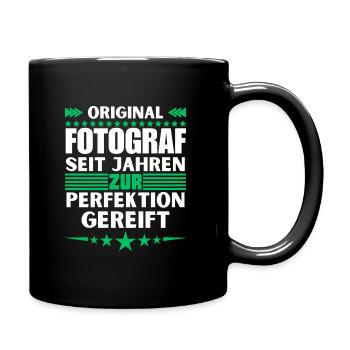 Photographer matured to perfection - Full Colour Mug - black - Right
