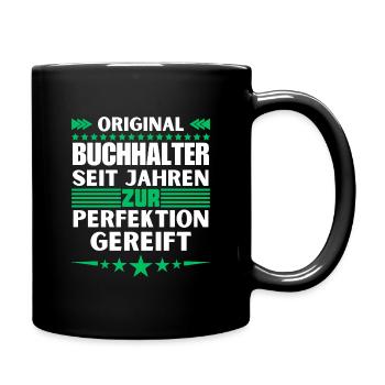 Accountant matured to perfection - Full Colour Mug - black - Right