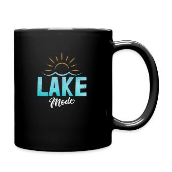 Lake Mode Summer | Vacation Lake Lover - Full Colour Mug - black - Right