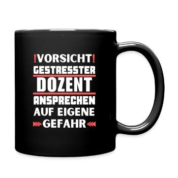 Ne parlez pas à un conférencier stressé ! - Mug uni - noir - Droite