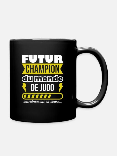 Futur champion du monde de judo,Sport,Cadeau - Mug uni - noir