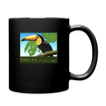 Toucan Spiritanimal - Mug uni - noir - Droite