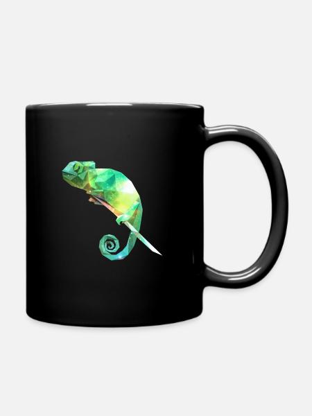 caméléon - Mug uni - noir