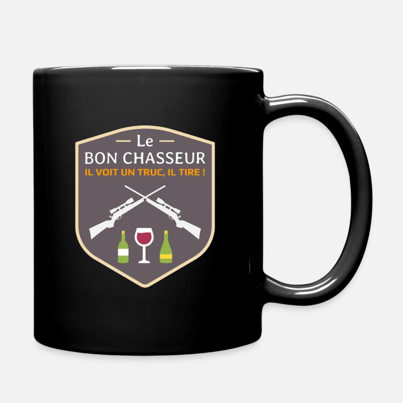 Le bon chasseur - Les Inconnus - Réplique Culte ! - Mug uni - noir