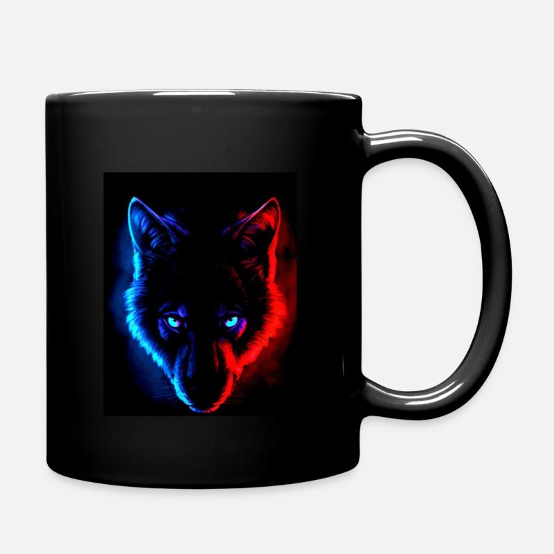Wolf - Mug uni - noir