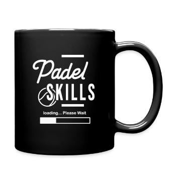 Padel Skills for Padel Tennis Players - Full Colour Mug - black - Right