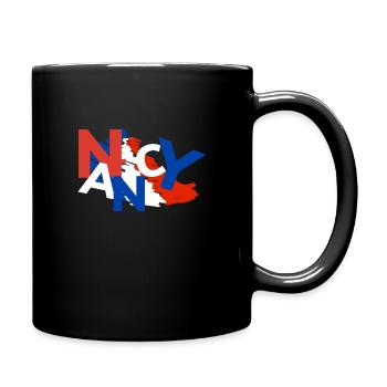 Nancy T-Shirt - Nancy Pullover - Tasse einfarbig - Schwarz - Rechts