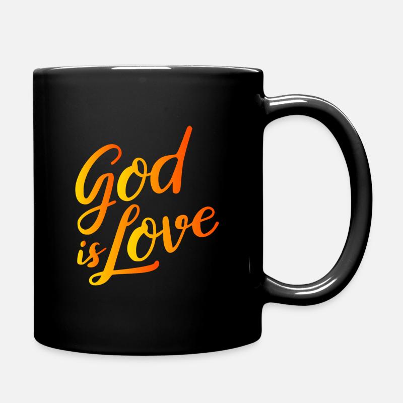 Dieu est Amour - Mug uni - noir