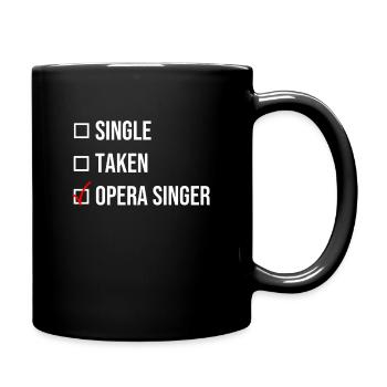 Single Taken Chanteur d’opéra chanteur blanc chanteur - Mug uni - noir - Droite