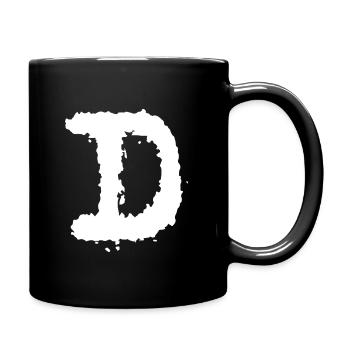 D - Tasse einfarbig - Schwarz - Rechts