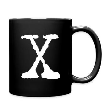 X - Full Colour Mug - black - Right