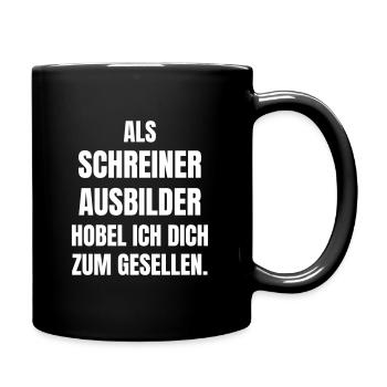 Instructeur de charpentier, je ferai de toi un compagnon. - Mug uni - noir - Droite