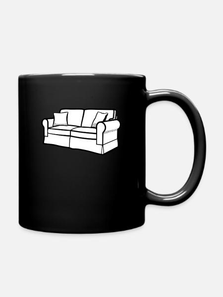 Couch - Tasse einfarbig - Schwarz