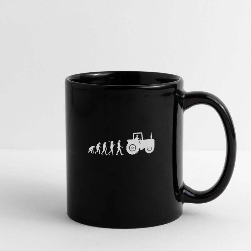 Tractor agriculture evolution gift Full Colour Mug