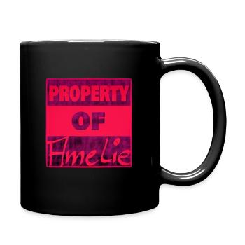 Possession d’Amélie - Mug uni - noir - Droite