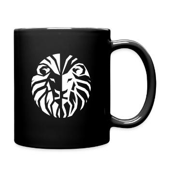 Lion - Mug uni - noir - Droite