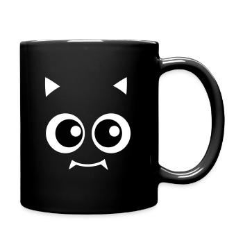 Chauve-souris Costume Halloween Carnaval Visage - Mug uni - noir - Droite