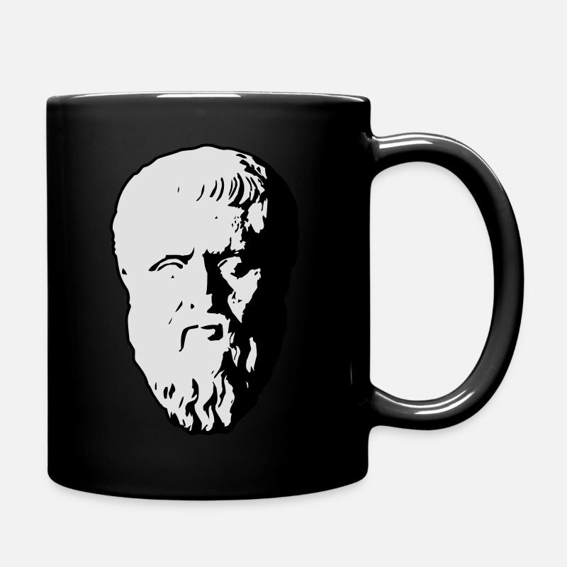 Plato - Mug uni - noir