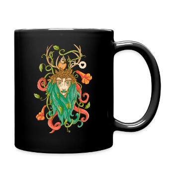 Gaia - Tasse einfarbig - Schwarz - Rechts