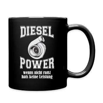 DIESEL POWER DOPPEL S - Tasse einfarbig - Schwarz - Rechts