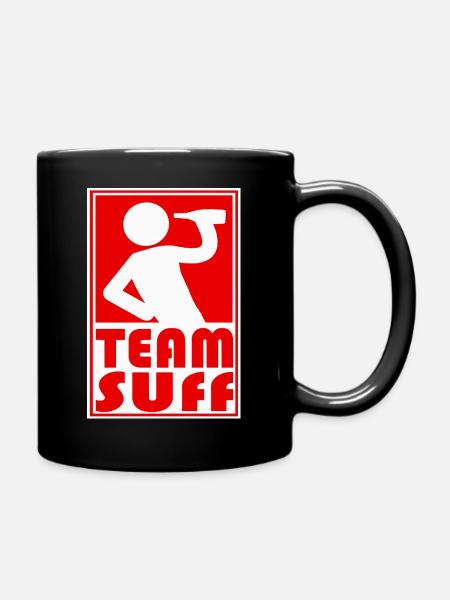 TEAM SUFF - Tasse einfarbig - Schwarz