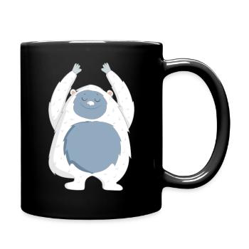 Yeti - Mug uni - noir - Droite