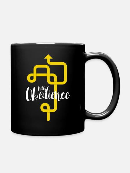 Rally Obedience - Full Colour Mug - black
