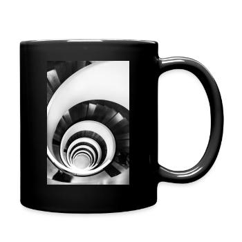 spiral - Full Colour Mug - black - Right