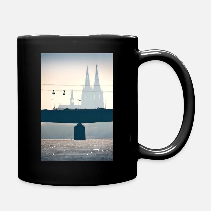 Kölle, ming Jeföhl 010 - Tasse einfarbig - Schwarz