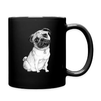 Pug Dog - Mug uni - noir - Droite