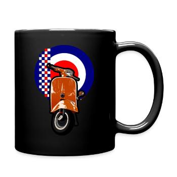 Roller - Tasse einfarbig - Schwarz - Rechts
