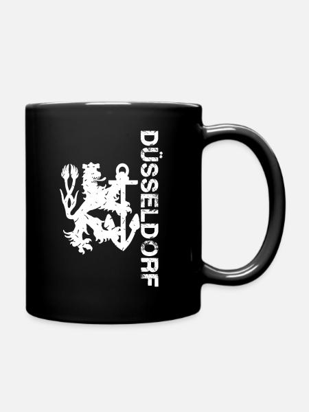 Düsseldorf - Tasse einfarbig - Schwarz