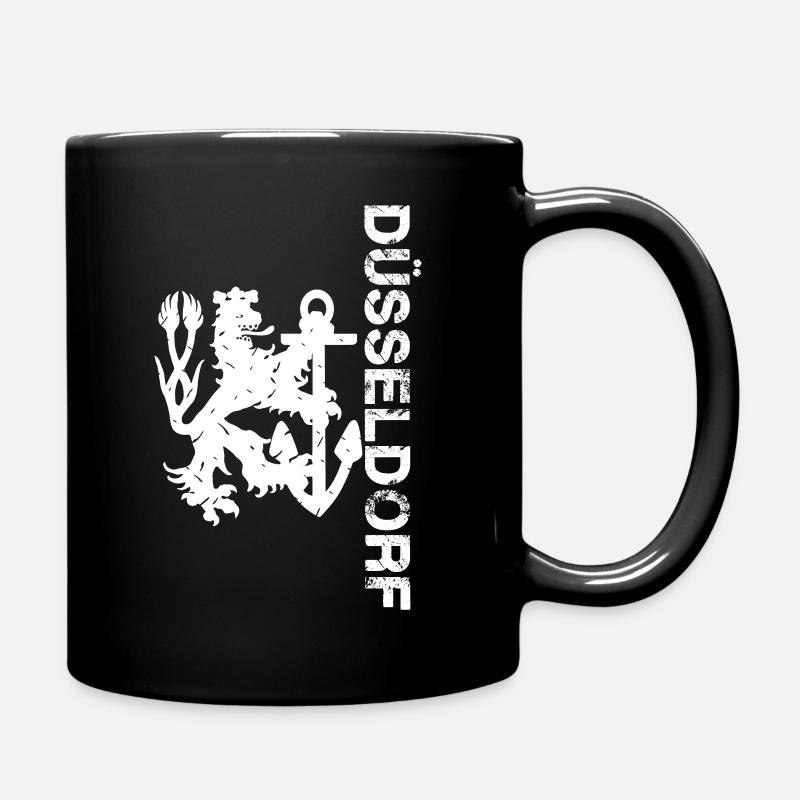 Dusseldorf - Full Colour Mug - black