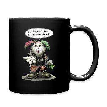 Punk - Tasse einfarbig - Schwarz - Rechts