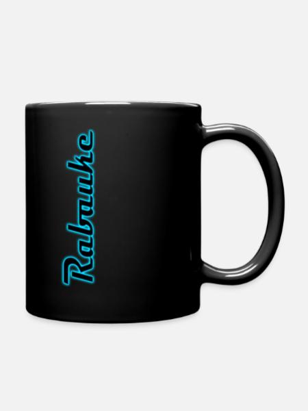 Rabauke Neon - Tasse einfarbig - Schwarz