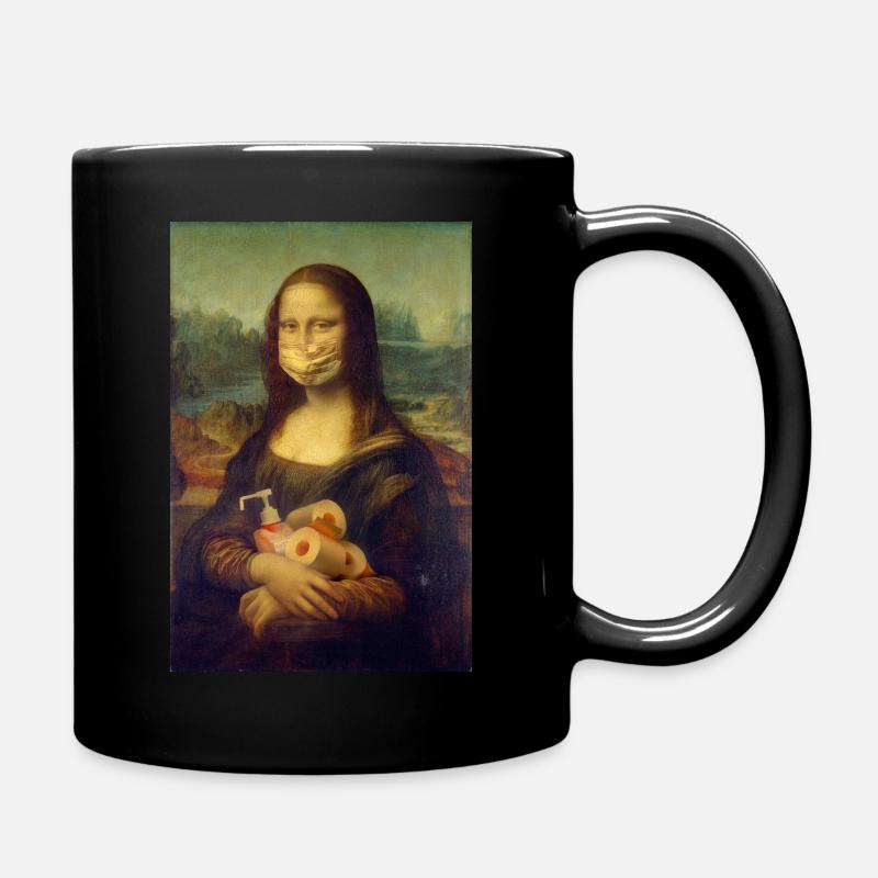 Virus MonaLisa - Mug uni - noir