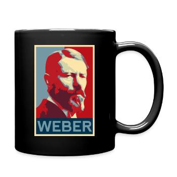 Max Weber - Tasse einfarbig - Schwarz - Rechts