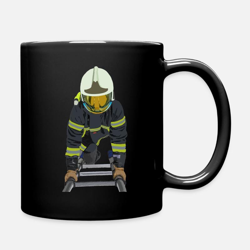 LEITER FEUERBEKÄMPFER - Tasse einfarbig - Schwarz