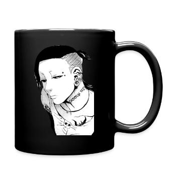 luna freya uta - Full Colour Mug - black - Right