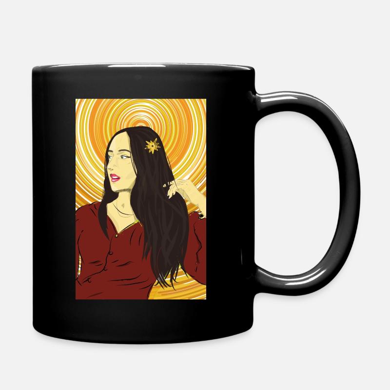 Instagram Woman - Tasse einfarbig - Schwarz