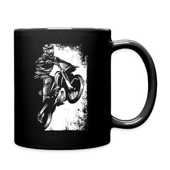 Motocross MX dirt bike dirt bike track moto cross - Full Colour Mug - black - Right