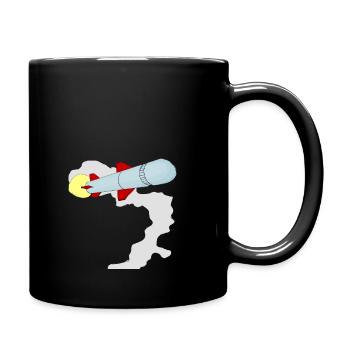 Pop art de missiles de croisière - Mug uni - noir - Droite