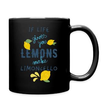 Limoncello - Tasse einfarbig - Schwarz - Rechts